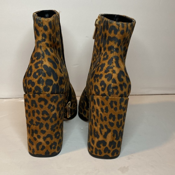 Jessica Simpson Leopard Print Ankle Boots size 9 - Picture 4 of 7